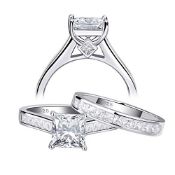 RRP £45.77 SHELOVES 1.7 Ct Wedding Rings for Women Engagement
