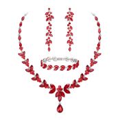 RRP £27.39 Ever Faith Marquise Crystal Party Jewelry Set for Bride