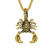 RRP £17.85 U7 Pendant Necklace For Men Boys Poisonous Scorpion