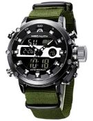 RRP £40.80 MEGALITH Mens Digital Watch Sports Military Watches