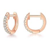 RRP £11.15 18K Gold Plated Cuff Earrings