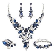 RRP £26.79 Ever Faith Costume Party Jewelry Art Deco Marquise