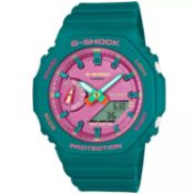 RRP £97.78 Casio Women Analogue-Digital Quartz Watch with Plastic Strap GMA-S2100BS-3AER