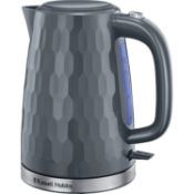 RRP £37.51 Russell Hobbs Honeycomb Electric 1.7L Cordless Kettle (Fast Boil 3KW