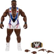RRP £21.42 Mattel WWE Big E Elite Collection Action Figure