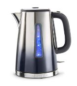 RRP £64.31 Russell Hobbs Eclipse Stainless Steel & Midnight Blue