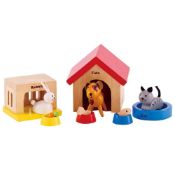 RRP £20.26 Hape Family Pets | Complete Your Wooden Dolls House with Happy Dog