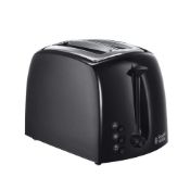RRP £30.79 Russell Hobbs Textures 2 Slice Toaster (Extra Wide Slots