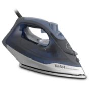 RRP £65.66 Tefal Steam Iron, Express Steam, 2600 watts, Blue and Grey, FV2882, 0.27L