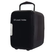 RRP £53.59 Russell Hobbs Mini Cooler RH4CLR1001B 4L/6 Can Portable