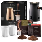 RRP £147.39 Hotel Chocolat 472756 Velvetiser Hot Chocolate Machine Complete Starter Kit
