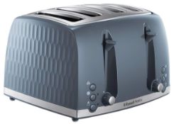 RRP £53.63 Russell Hobbs Honeycomb 4 Slice Toaster