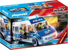 RRP £26.80 Playmobil City Action 70899 Police Van with Lights and Sound