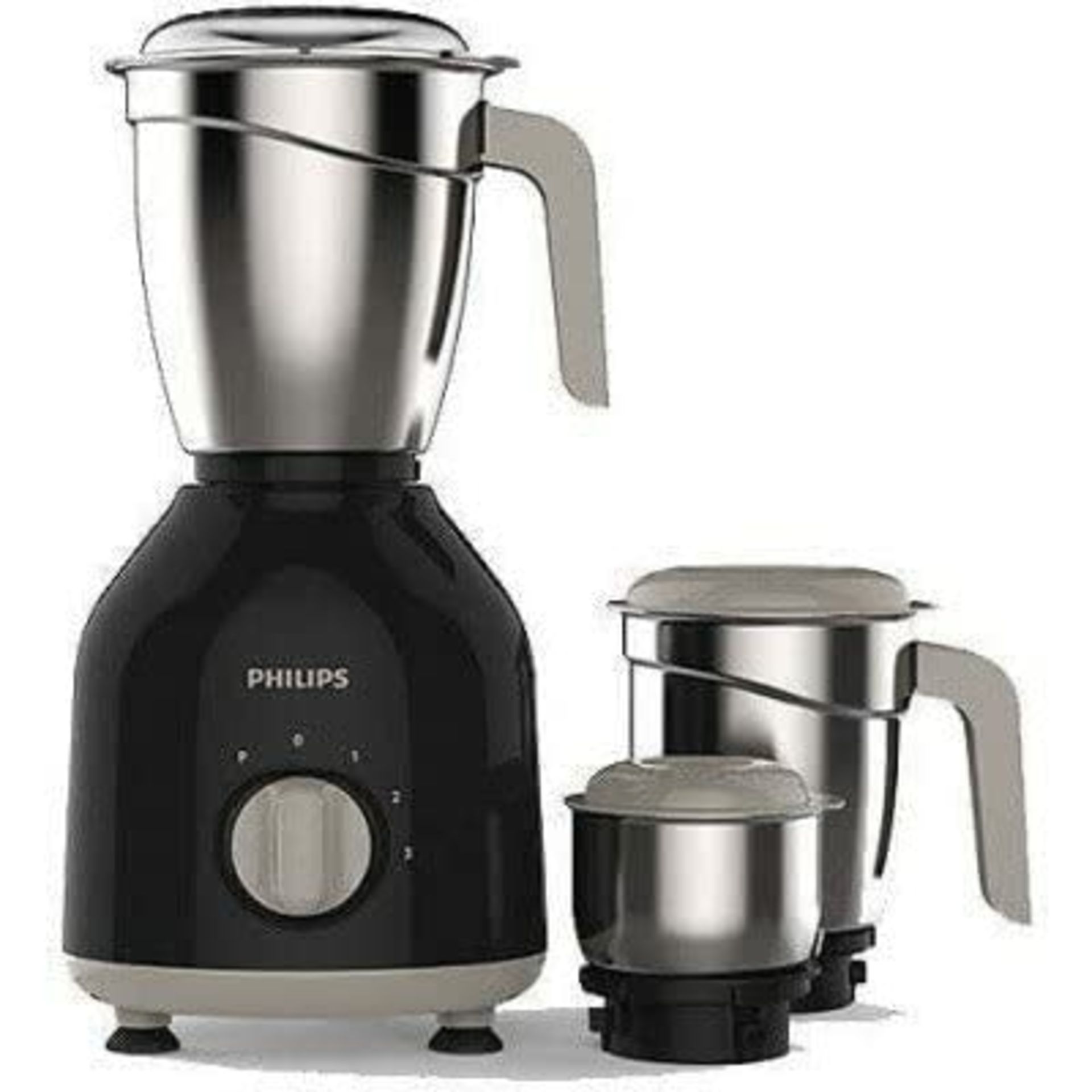 RRP £151.41 Philip HL7756 750-Watt Mixer Grinder with 3 Jars (Black) UK Plug