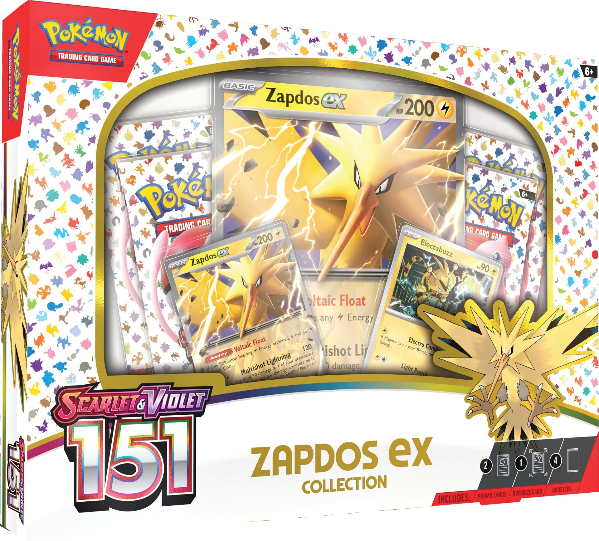 RRP £35.51 Pok mon TCG: Scarlet & Violet 151 Collection Zapdos ex