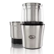 RRP £37.51 Quest 34170 Electric Wet and Dry Grinder / One Touch Operation / Coffee