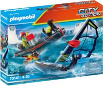 RRP £12.45 Playmobil City Action 70141 Sea Rescue: Water Rescue with Dog, For Ages 4+