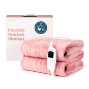 RRP £61.40 LIVIVO Heated Electric Over Blanket Soft Micro