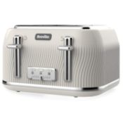 RRP £45.73 Breville Flow 4-Slice Toaster with High-Lift and Wide