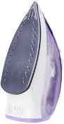 RRP £40.19 Morphy Richards 300301 Steam Iron Crystal Clear Water Tank, 2400 W, Amethyst