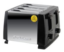 RRP £32.83 Toaster 4 Slice toaster BT410 steeliness steel housing