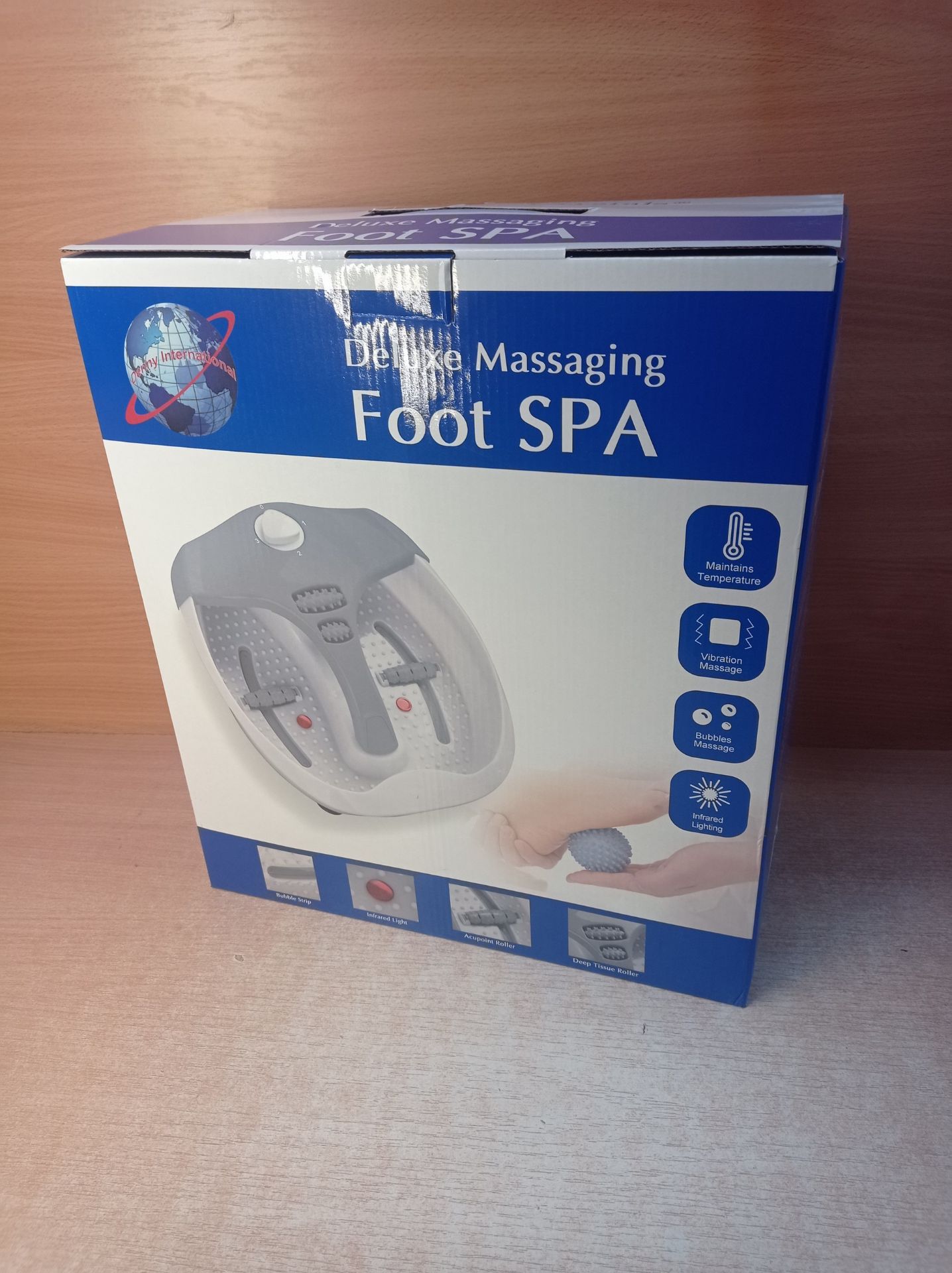 RRP £32.99 Crystals Foot Spa and Massager Pedicure Bath with Electric - Image 2 of 2