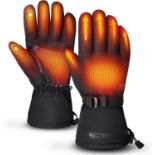 RRP £34.24 KEMIMOTO Rechargeable Heated Gloves Two 2500mAh Battery