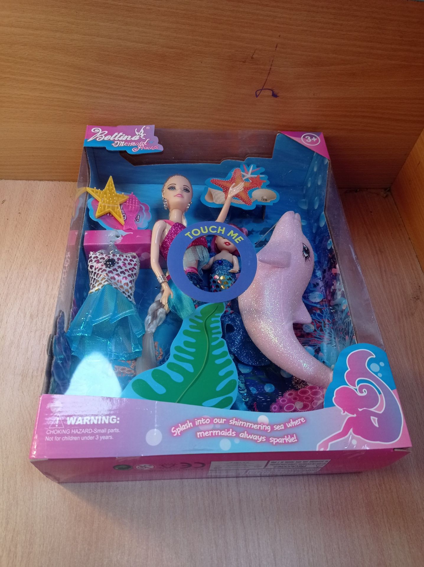 RRP £25.10 Mermaid Princess Doll Playset - Image 2 of 2