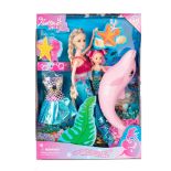 RRP £25.10 Mermaid Princess Doll Playset