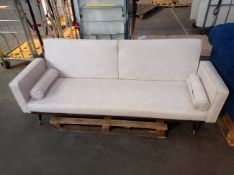 RRP £229.99 Cream two Seater Sofa Bed