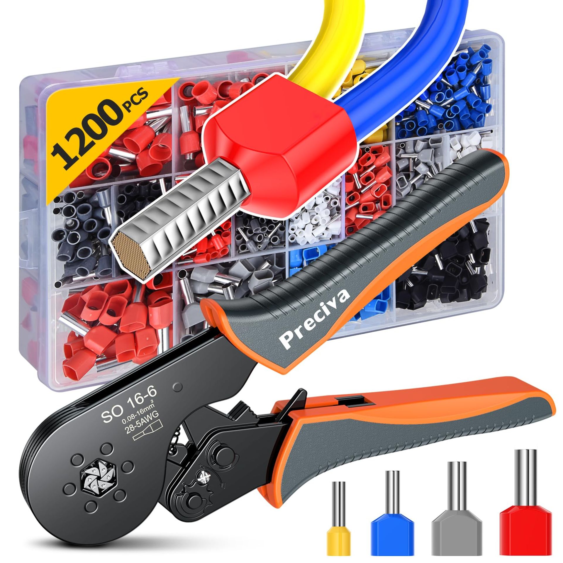 RRP £38.80 Dual Bootlace Ferrule Crimping Tool