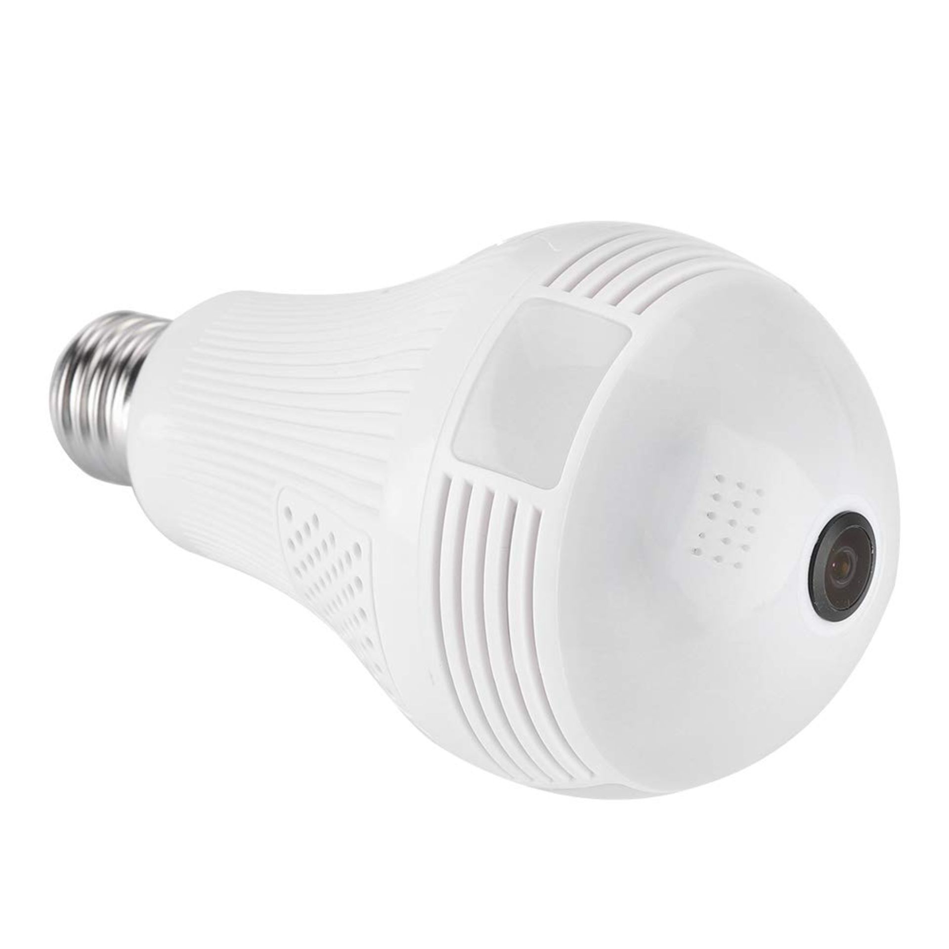 RRP £32.43 1080P WIFI Light Bulb Camera 360 Wide Angle Fisheye