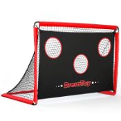 RRP £51.36 BremToy 2 in 1 Football Goal 6ft x 4ft