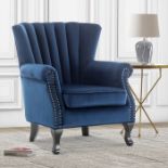 RRP £193.99 Dimondale Upholstered Wingback Chair By Rosdorf Park