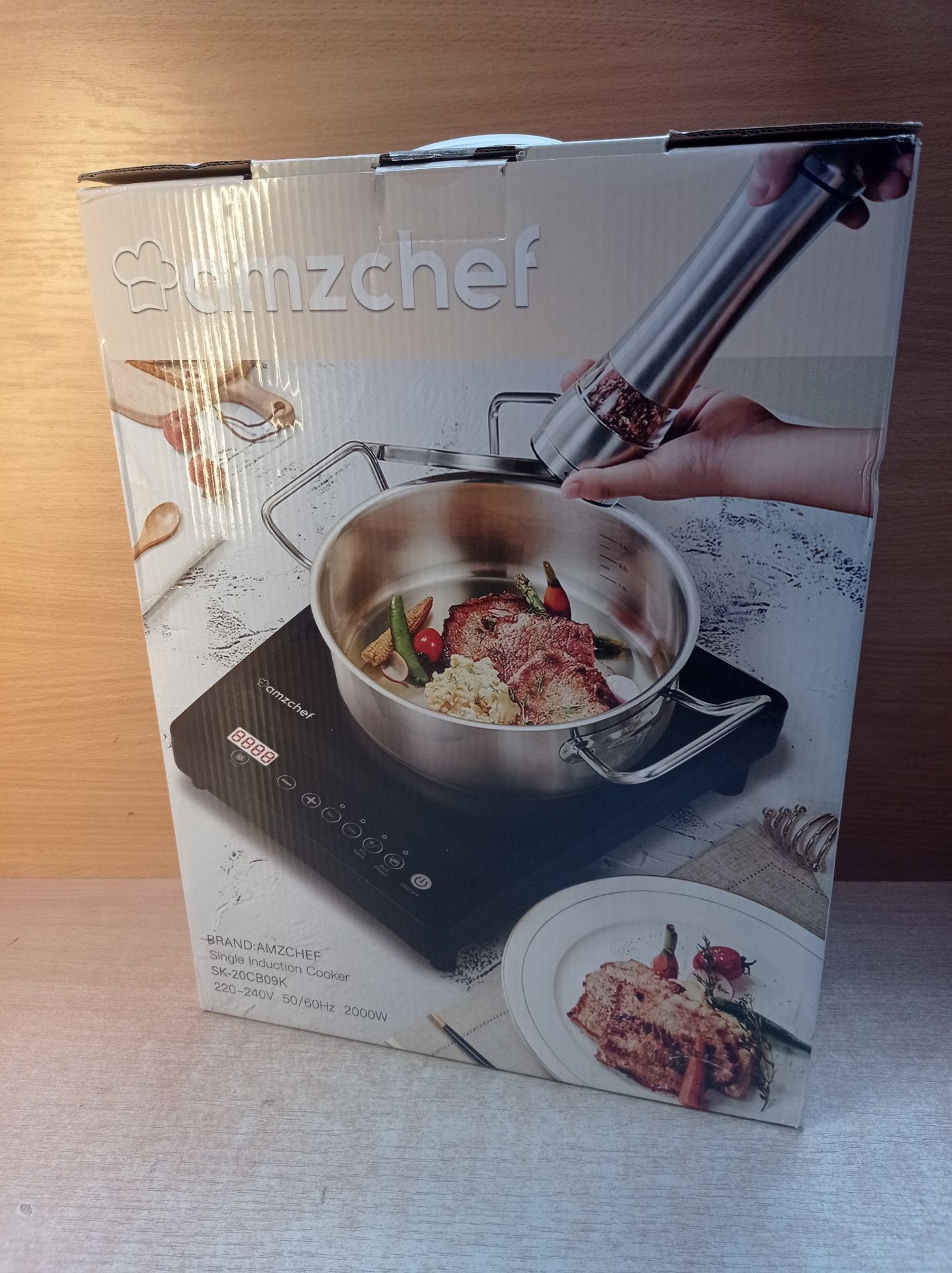 RRP £49.07 AMZCHEF Single Induction Hob - Image 2 of 2