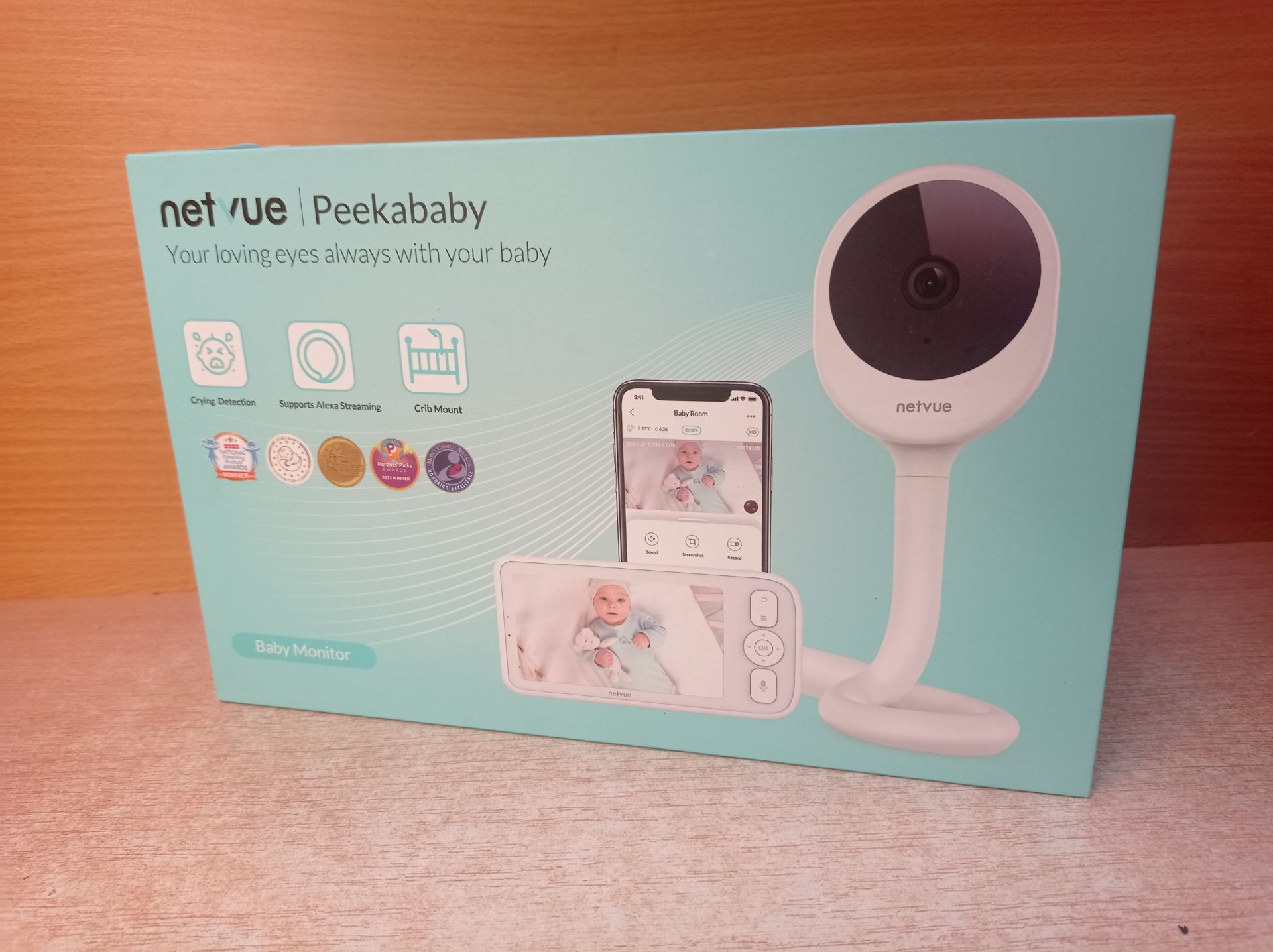 RRP £119.86 Peekababy- Baby Monitor with Camera and Audio - Image 2 of 2