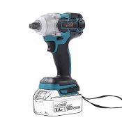 RRP £37.66 KATSU FIT-BAT 21V 18V Cordless Brushless Impact Wrench 400N.M 1/2 Inch