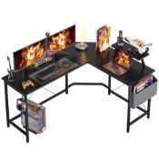 RRP £79.99 Black L-Shape Gaming Corner Desk (Stock Image Is Of A Similar Item)