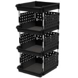 RRP £29.67 Lifewit Stackable Storage Baskets