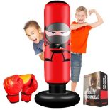 RRP £37.52 FOYOCER Punching Bag Kids with Boxing Gloves 160cm