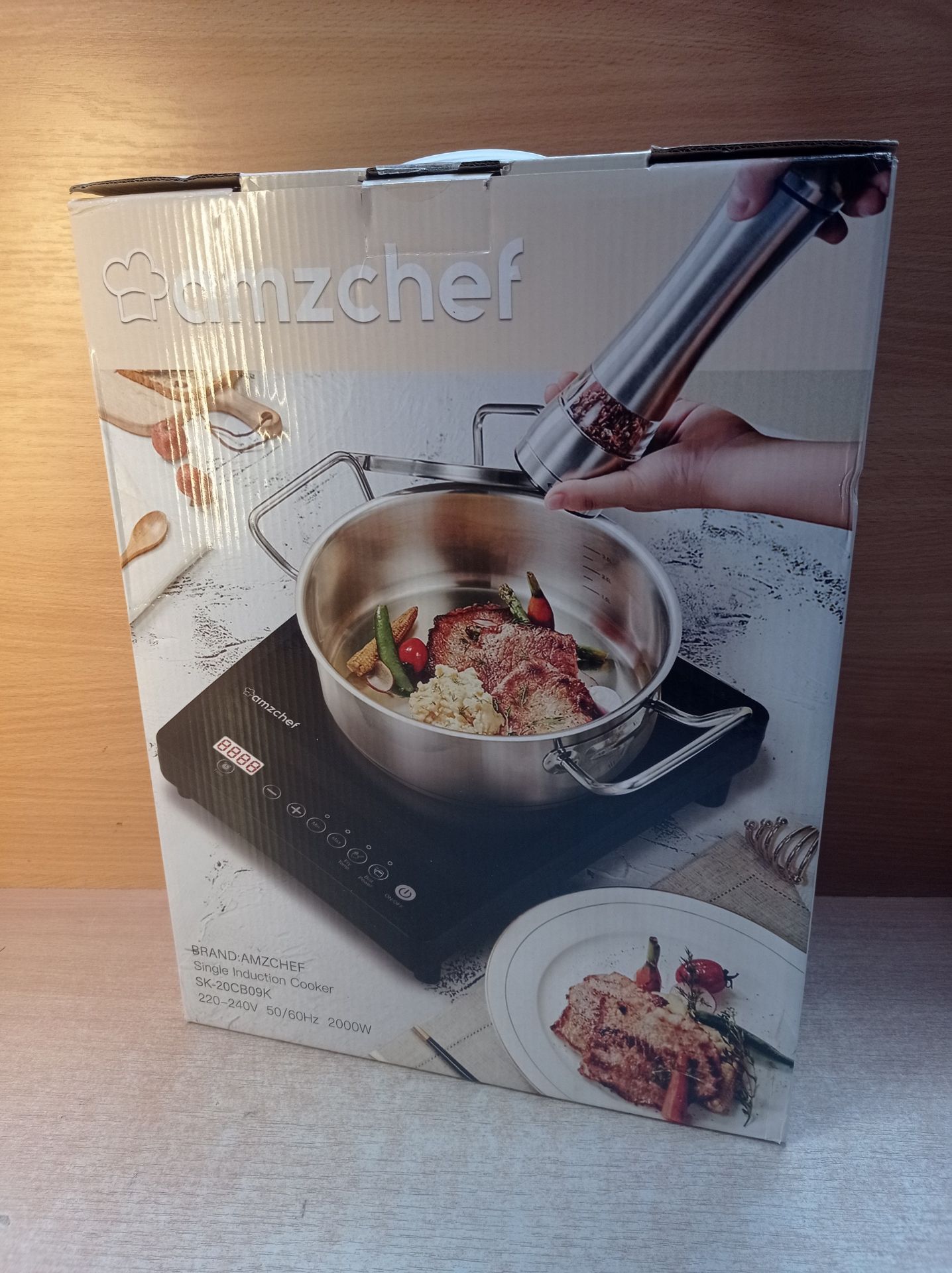 RRP £49.07 AMZCHEF Single Induction Hob - Image 2 of 2