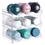 RRP £22.19 Water Bottle Organizer for Kitchen Cabinet