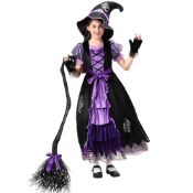 RRP £23.17 BIGLUFU Witch Costume Kids Halloween Costumes for Girls