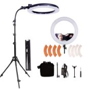 RRP £117.24 GSKAIWEN 18 in 65W LED Makeup Ring Light with Mirror