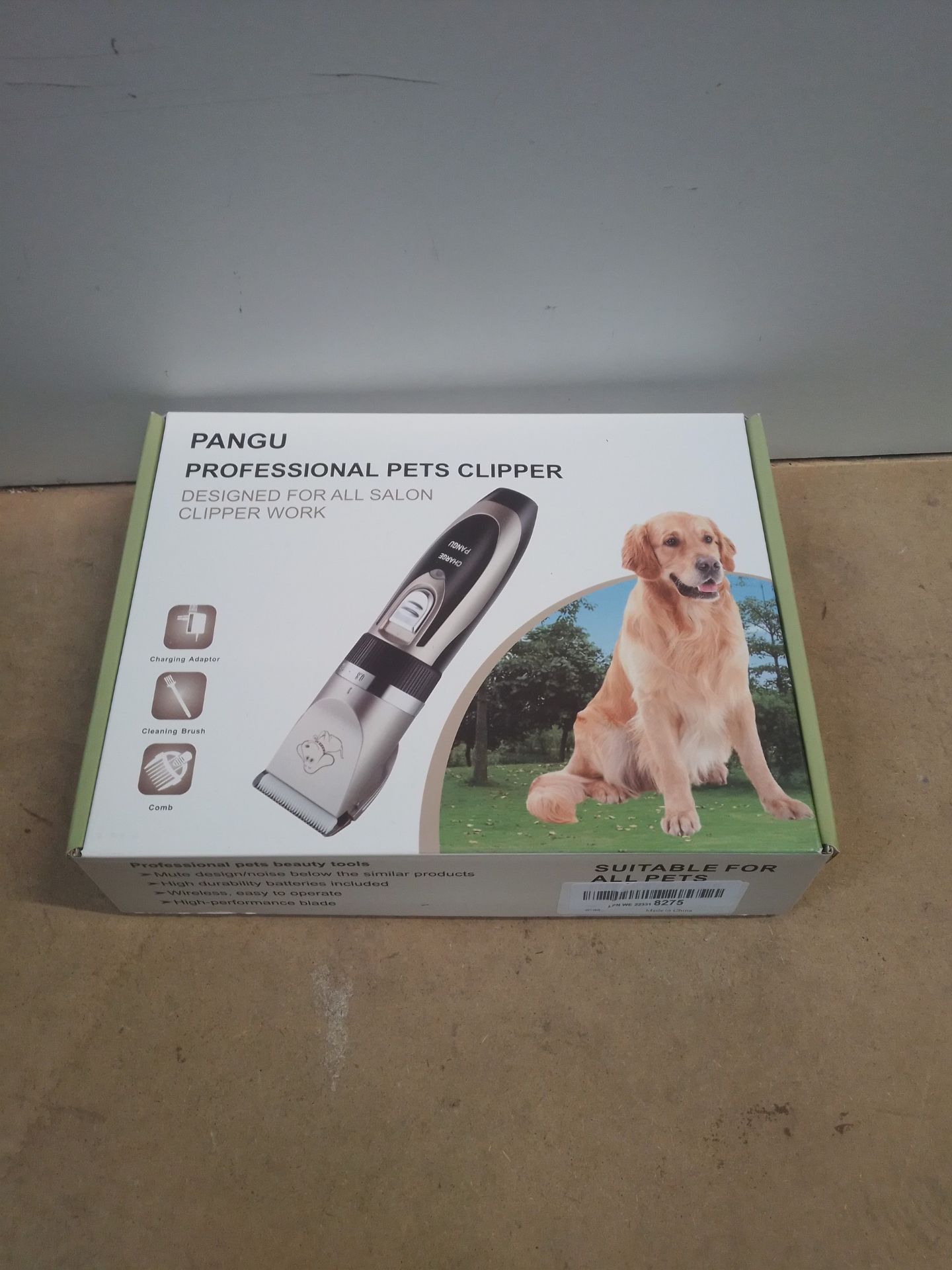 RRP £34.24 PANGU Dog Clippers Professional Pet Grooming Kit Low Noise - Image 2 of 2