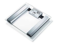 RRP £33.39 Beurer BG39 Glass Diagnostic Bathroom Scale