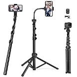 RRP £21.67 JOILCAN 68" Phone Tripod Stand for Smartphone