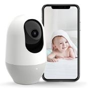 RRP £37.66 nooie Baby Monitor with Camera 360-degree WiFi Baby