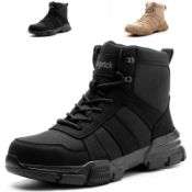 RRP £42.35 Nasogetch Safety Boots Lightweight Steel Toe Cap Boots