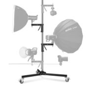RRP £137.32 Soonpho Metal Heavy Roll Stand Studio Stand 224cm Robust